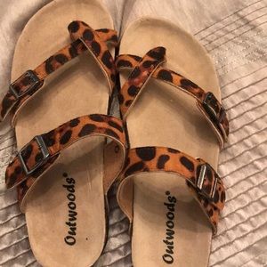 Leopard Sandals